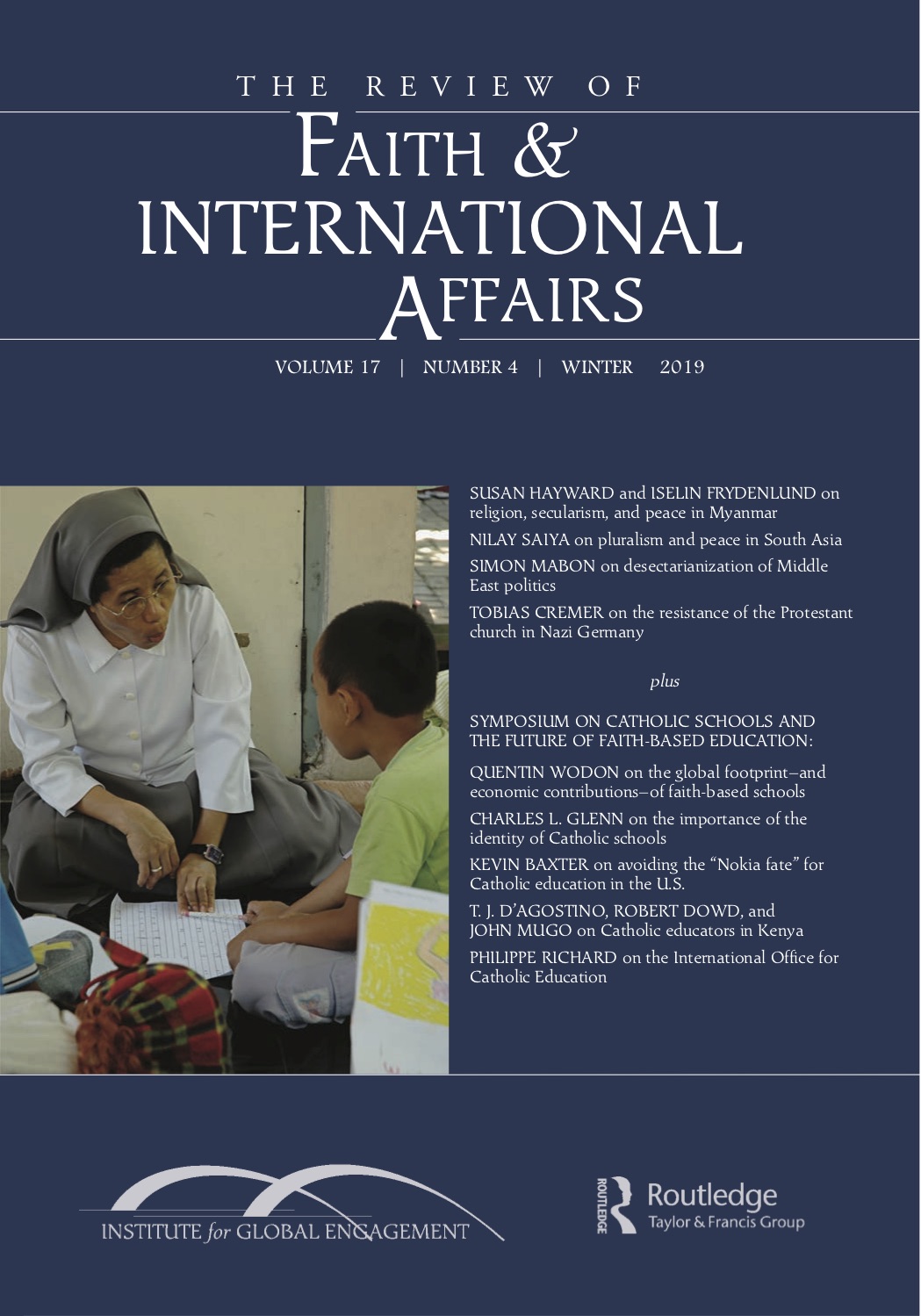 The Review of Faith & International Affairs (2019)