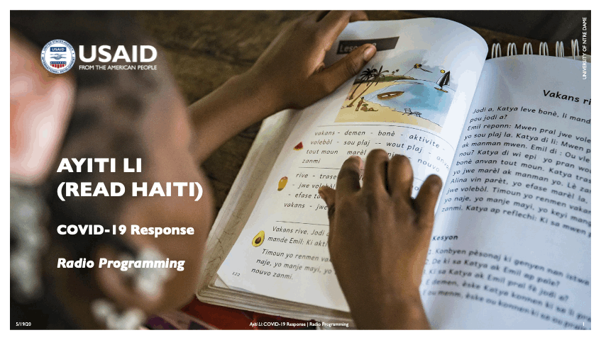 Read Haiti Details Slideshow
