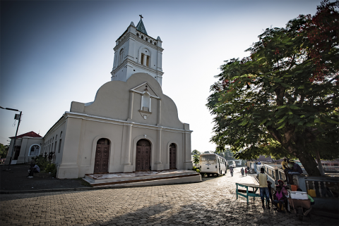 Picture of a church in Haiti
