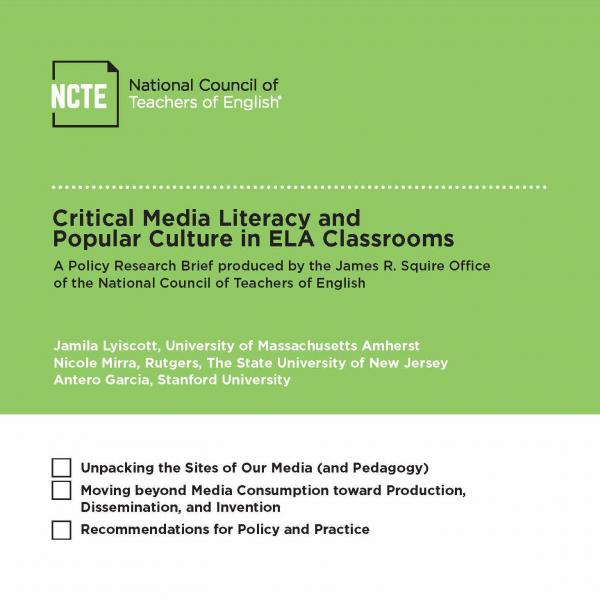 Critical Media Literacy and Popular Culture in ELA Classrooms