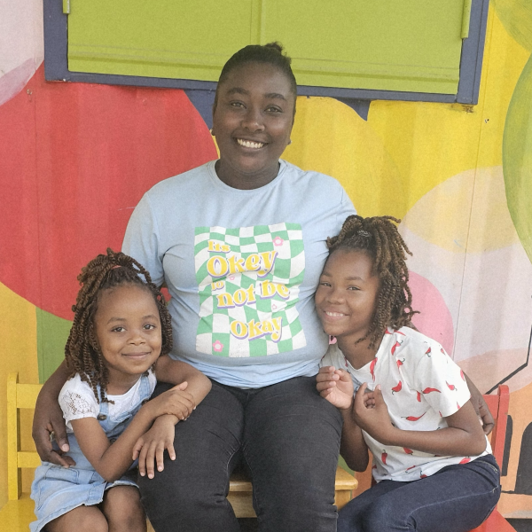 Mother with children
