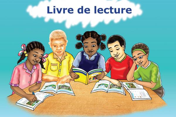 Student Reading Book in French for Second Grade Cover Image