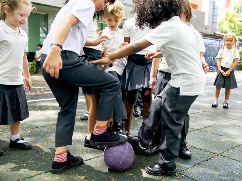 Children playing